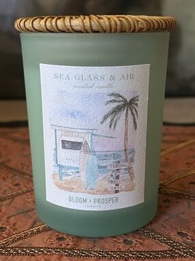 Bloom & Prosper Sea Glass & Air Scented Candle 8.2oz